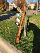 Load image into Gallery viewer, Live edge walnut wine rack