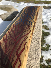 Load image into Gallery viewer, Fire vs water serving board