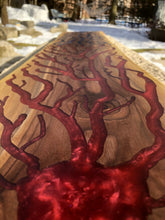 Load image into Gallery viewer, Fire vs water serving board