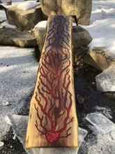 Load image into Gallery viewer, Fire vs water serving board