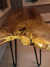 Load image into Gallery viewer, Italian olive wood modern bench