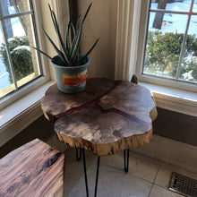 Load image into Gallery viewer, Salvaged spalted solid wood table