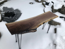 Load image into Gallery viewer, Walnut high table special live edge