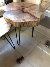 Load image into Gallery viewer, Salvaged spalted solid wood table