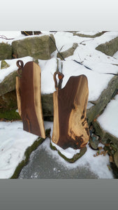 Infinity/gold epoxy walnut board