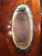 Load image into Gallery viewer, walnut serving board with cutlery handles