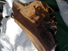 Load image into Gallery viewer, Offset handle gold epoxy walnut board