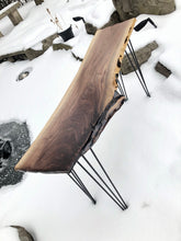 Load image into Gallery viewer, Walnut high table special live edge