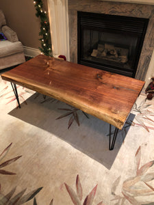 Walnut coffee table