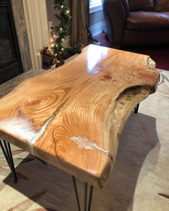 Honey locust coffee table