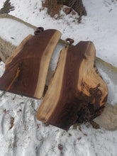 Load image into Gallery viewer, Offset handle gold epoxy walnut board