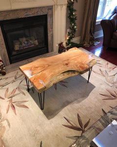 Honey locust coffee table