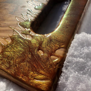 T.rex x classic olive serving board