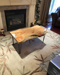 Honey locust coffee table