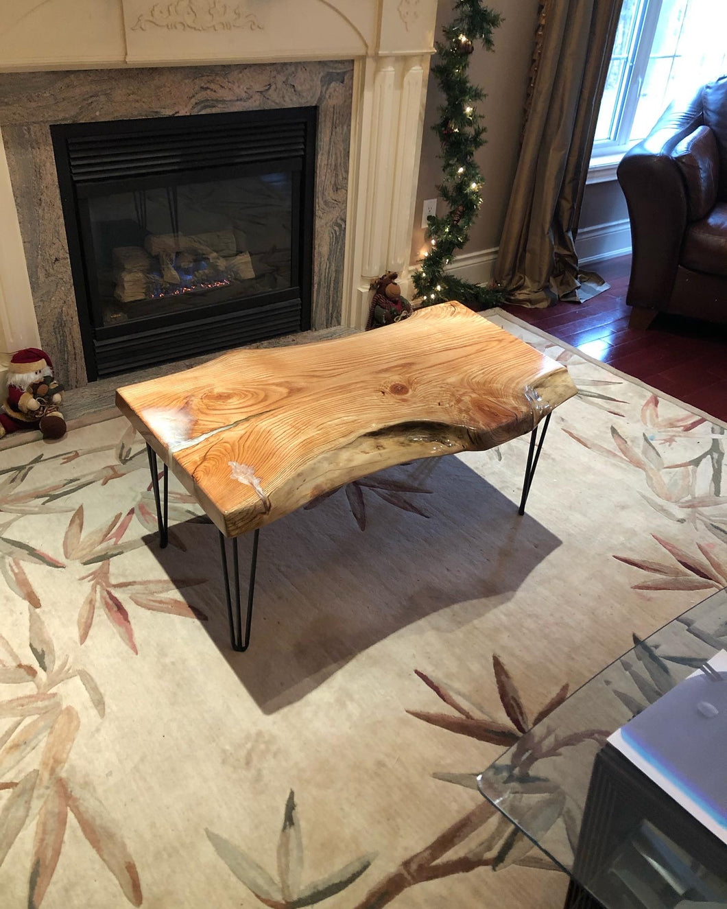 Honey locust coffee table