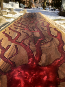 Fire vs water serving board
