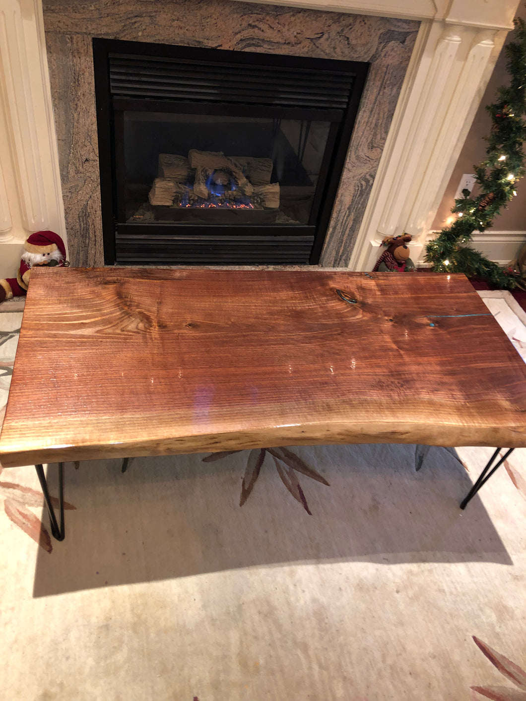 Walnut coffee table