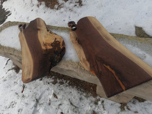 Infinity/gold epoxy walnut board